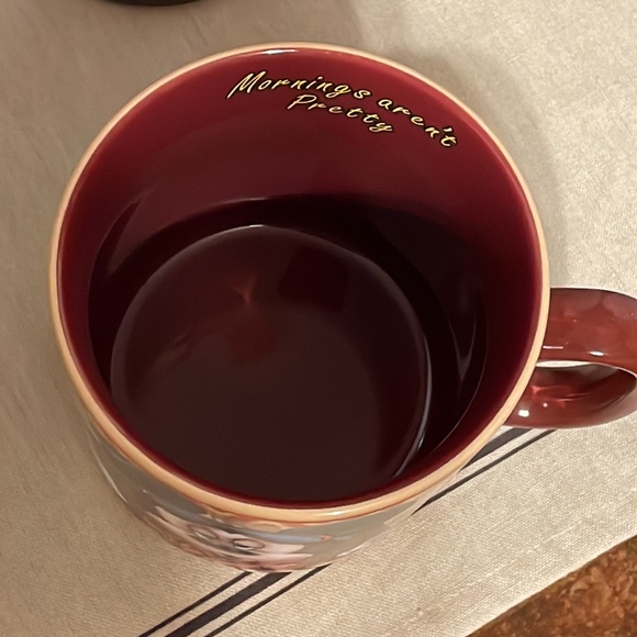 Disney Parks Oversized Coffee Mug. “Mornings Aren’t Pretty” Authentic/Original. - Picture 12 of 15